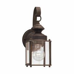 Sea Gull Jamestowne 1-LT Outdoor Wall Lantern - Antique Bronze - 8456-71 Sea Gull Jamestowne 1-LT Outdoor Wall Lantern - Antique Bronze - 8456-71