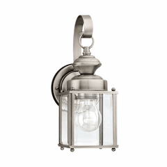 Sea Gull Jamestowne 1-LT Outdoor Wall Lantern - Antique Brushed Nickel - 8456-965 Sea Gull Jamestowne 1-LT Outdoor Wall Lantern - Antique Brushed Nickel - 8456-965