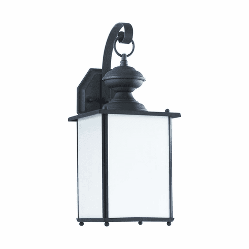 Sea Gull Jamestowne 1-LT Outdoor Wall Lantern - Black - 84158D-12
