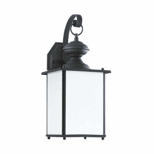 Sea Gull Jamestowne 1-LT Outdoor Wall Lantern - Black - 84158DEN3-12