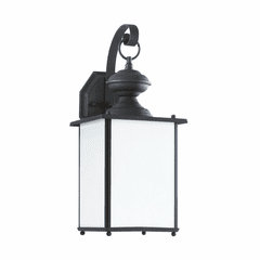 Sea Gull Jamestowne 1-LT Outdoor Wall Lantern - Black - 84158DEN3-12 Sea Gull Jamestowne 1-LT Outdoor Wall Lantern - Black - 84158DEN3-12