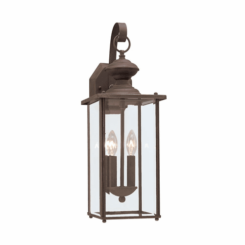 Sea Gull Jamestowne 2-LT Outdoor Wall Lantern - Antique Bronze - 8468-71