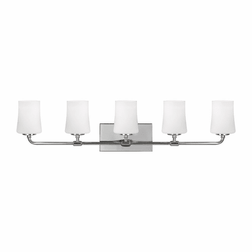 Sea Gull Jennie 5-LT Vanity Fixture - Chrome - VS23605EN3/CH