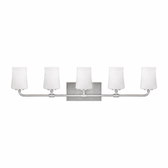 Sea Gull Jennie 5-LT Vanity Fixture - Satin Nickel - VS23605EN3/SN
