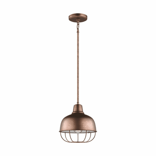 Sea Gull Jeyne 1-LT Pendant - Weathered Copper - 6646501-44