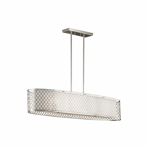 Sea Gull Jourdanton 4-LT Island Pendant - Brushed Nickel - 6615504EN3-962