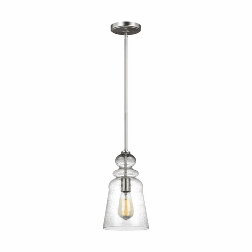 Sea Gull Kea 1-LT Pendant - Brushed Nickel - 6536901-962