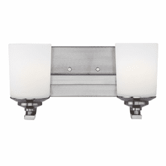 Sea Gull Kemal 2-LT Bath Light - Nickel - 4430702-962