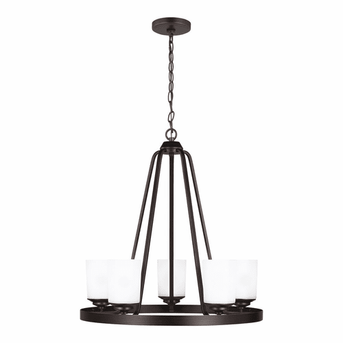 Sea Gull Kemal 5-LT Chandelier - Sienna - 3130705-710