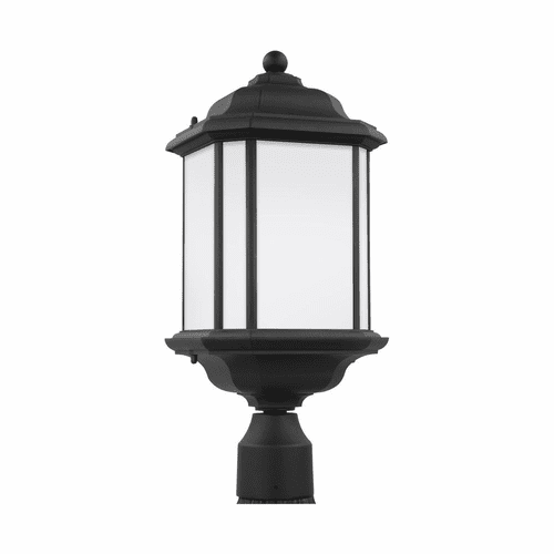 Sea Gull Kent 1-LT Outdoor Post Lantern - Black - 82529-12