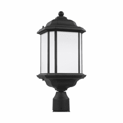 Sea Gull Kent 1-LT Outdoor Post Lantern - Black - 82529-12 Sea Gull Kent 1-LT Outdoor Post Lantern - Black - 82529-12