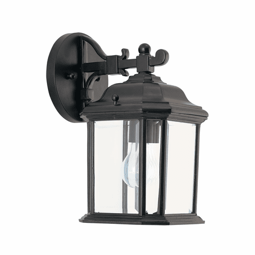 Sea Gull Kent 1-LT Outdoor Wall Lantern - Black - 84029-12