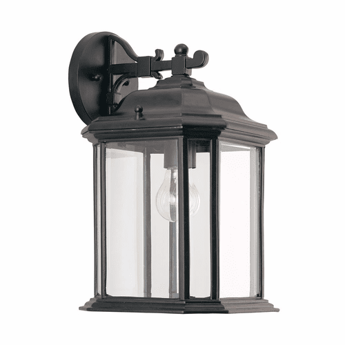 Sea Gull Kent 1-LT Outdoor Wall Lantern - Black - 84031-12