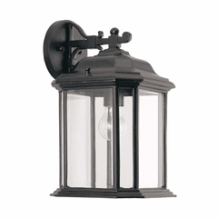 Sea Gull Kent 1-LT Outdoor Wall Lantern - Black - 84031-12