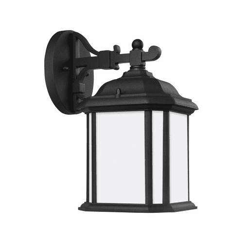 Sea Gull Kent 1-LT Outdoor Wall Lantern - Black - 84529-12