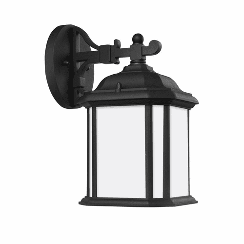 Sea Gull Kent 1-LT Outdoor Wall Lantern - Black - 84529EN3-12