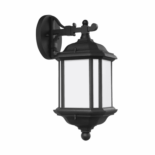 Sea Gull Kent 1-LT Outdoor Wall Lantern - Black - 84530EN3-12