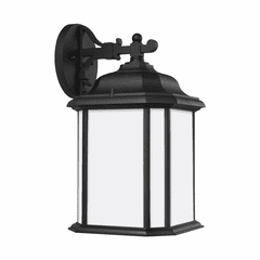 Sea Gull Kent 1-LT Outdoor Wall Lantern - Black - 84531-12