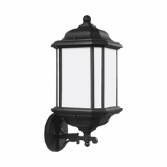 Sea Gull Kent 1-LT Outdoor Wall Lantern - Black - 84532-12 Sea Gull Kent 1-LT Outdoor Wall Lantern - Black - 84532-12