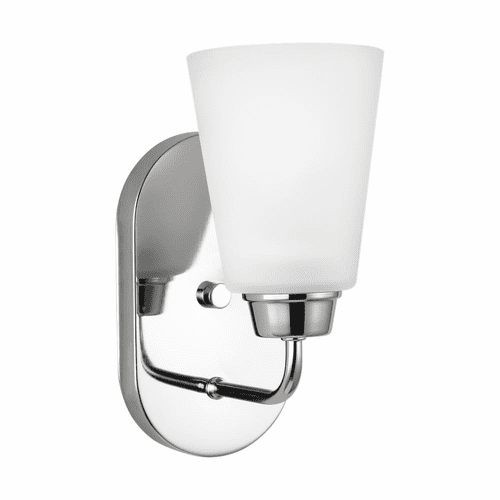 Sea Gull Kerrville 1-LT Bath/Wall Sconce - Chrome - 4115201-05