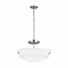 Sea Gull Kerrville 2-LT Semi-Flush Convertible Pendant - Chrome - 7715202-05