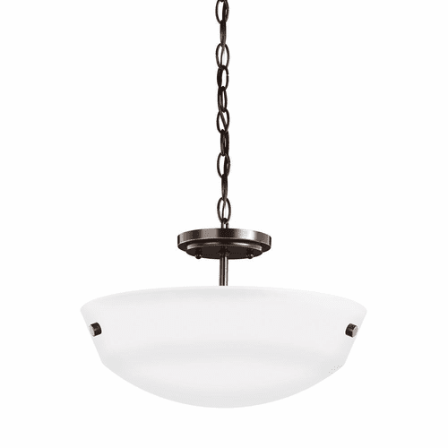 Sea Gull Kerrville 2-LT Semi-Flush/Pendant - Heirloom Bronze - 7715202EN3-782