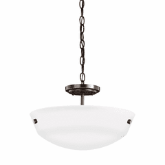 Sea Gull Kerrville 2-LT Semi-Flush/Pendant - Heirloom Bronze - 7715202EN3-782