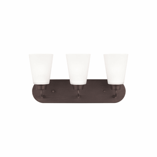 Sea Gull Kerrville 3-LT Bath Vanity Light - Bronze - 4415203-710