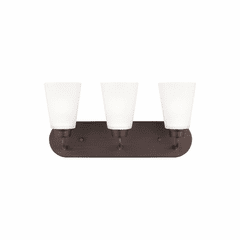 Sea Gull Kerrville 3-LT Bath Vanity Light - Bronze - 4415203-710