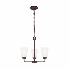 Sea Gull Kerrville 3-LT Chandelier - Bronze - 3115203-710