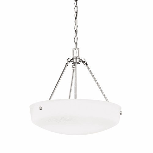 Sea Gull Kerrville 3-LT Pendant - Brushed Nickel - 6615203-962