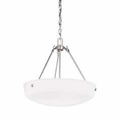 Sea Gull Kerrville 3-LT Pendant - Brushed Nickel - 6615203-962