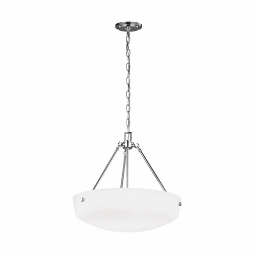 Sea Gull Kerrville 3-LT Pendant - Chrome - 6615203-05
