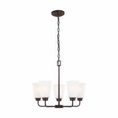 Sea Gull Kerrville 5-LT Chandelier - Bronze - 3115205-710 Sea Gull Kerrville 5-LT Chandelier - Bronze - 3115205-710