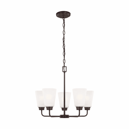 Sea Gull Kerrville 5-LT Chandelier - Bronze - 3115205-710