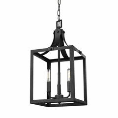 Sea Gull Labette Small 3-LT Hall/Foyer Light - Black - 5140603-12