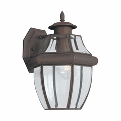 Sea Gull Lancaster 1-LT Outdoor Wall Lantern - Antique Bronze - 8038-71