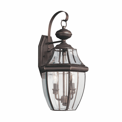 Sea Gull Lancaster 2-LT Outdoor Wall Lantern - Antique Bronze - 8039-71