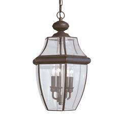 Sea Gull Lancaster 3-LT Outdoor Pendant - Antique Bronze - 6039-71