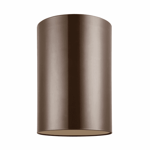 Sea Gull Large 1-LT Outdoor Ceiling Flush Mount - Bronze - 7813901EN3-10
