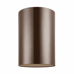 Sea Gull Large 1-LT Outdoor Ceiling Flush Mount - Bronze - 7813901EN3-10