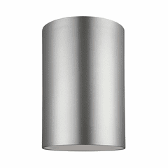 Sea Gull Large 1-LT Outdoor Ceiling Flush Mount - Painted Nickel - 7813901EN3-753 Sea Gull Large 1-LT Outdoor Ceiling Flush Mount - Painted Nickel - 7813901EN3-753