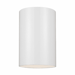 Sea Gull Large 1-LT Outdoor Ceiling Flush Mount - White - 7813901-15