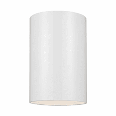 Sea Gull Large 1-LT Outdoor Ceiling Flush Mount - White - 7813901EN3-15