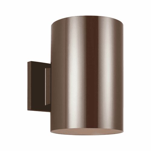 Sea Gull Large 1-LT Outdoor Wall Lantern - Bronze - 8313901-10