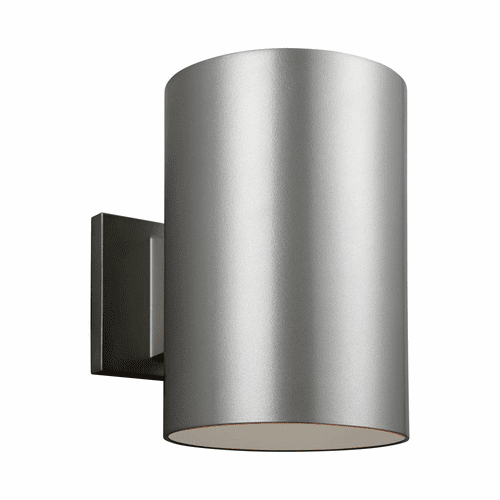 Sea Gull Large 1-LT Outdoor Wall Lantern - Painted Brushed Nickel - 8313901-753