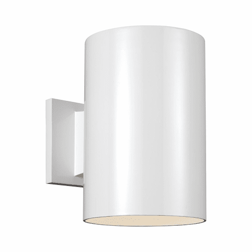 Sea Gull Large 1-LT Outdoor Wall Lantern - White - 8313901-15