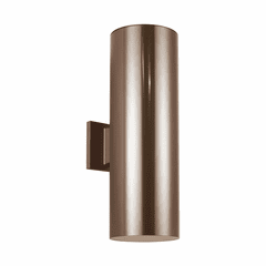 Sea Gull Large 2-LT Outdoor Wall Lantern - Bronze - 8313902-10