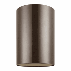 Sea Gull Large LED Cylinder Outdoor Ceiling Flush Mount - Bronze - 7813997S-10 Sea Gull Large LED Cylinder Outdoor Ceiling Flush Mount - Bronze - 7813997S-10