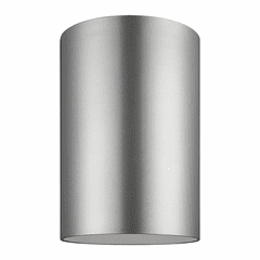 Sea Gull Large LED Cylinder Outdoor Ceiling Flush Mount - Nickel - 7813997S-753 Sea Gull Large LED Cylinder Outdoor Ceiling Flush Mount - Nickel - 7813997S-753